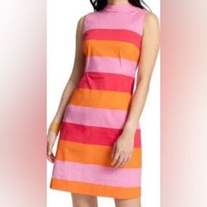 Frances Valentine "Simplicity" dress Serbet stripes Sz 6